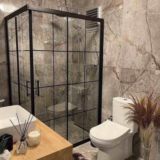 ducha de cristal